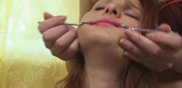  Teens Lesbian Humiliation and bizarre facial punishment of young Lola by her lez